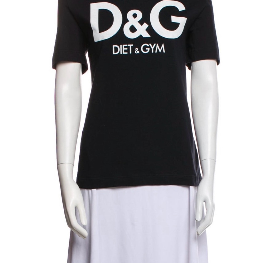 D&G Black Short Sleeve Tee